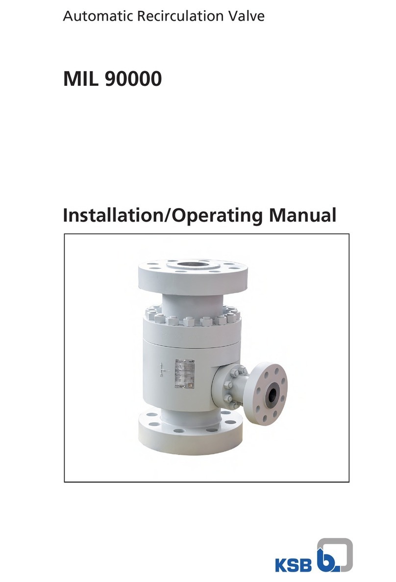 KSB MIL 90000 Installation instructions