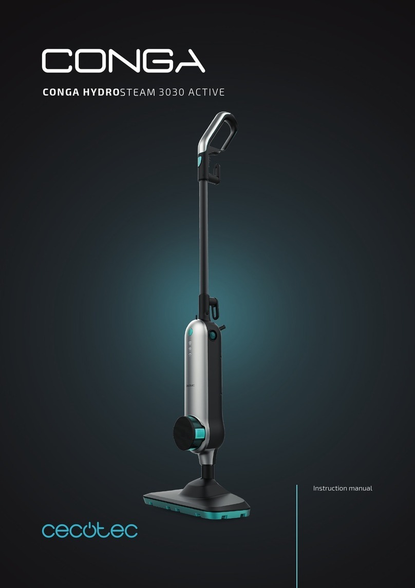 cecotec CONGA HYDROSTEAM 3030 ACTIVE instruction manual