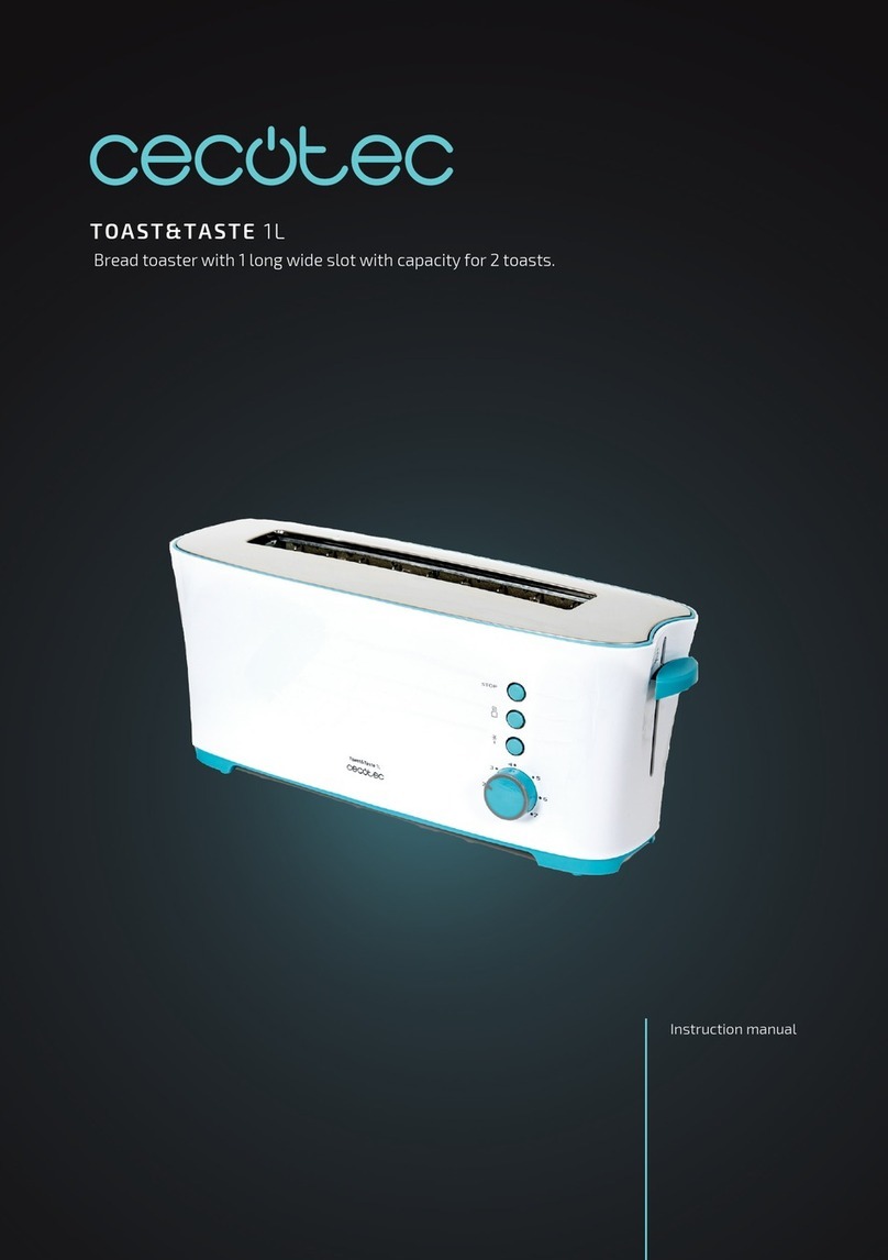 cecotec Toast&Taste 1L User manual