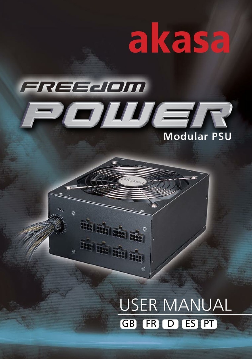 Akasa FREEDOM POWER AK-PSS075FGM user manual