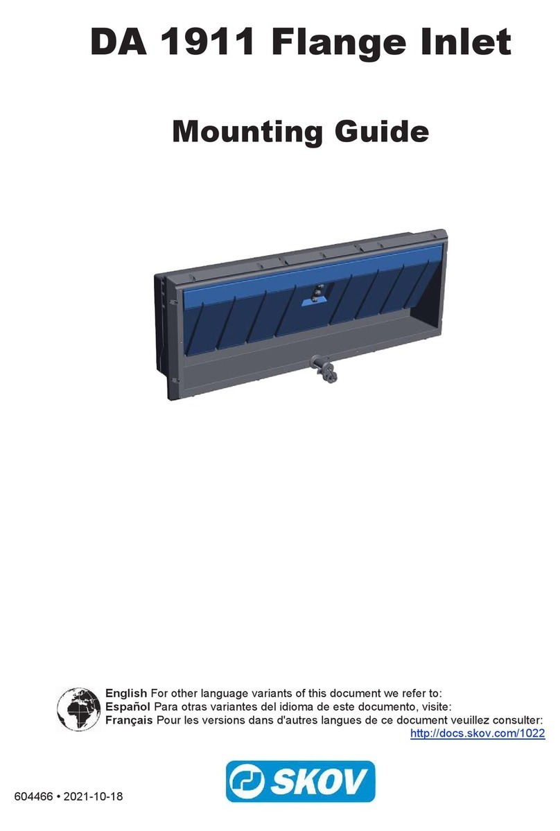 Skov DA 1911 Mounting guide