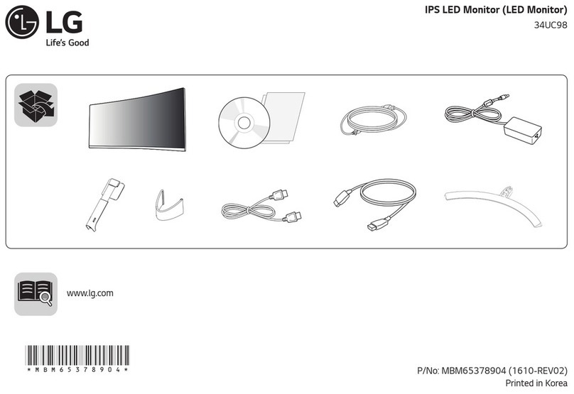 LG 34UC98 User manual