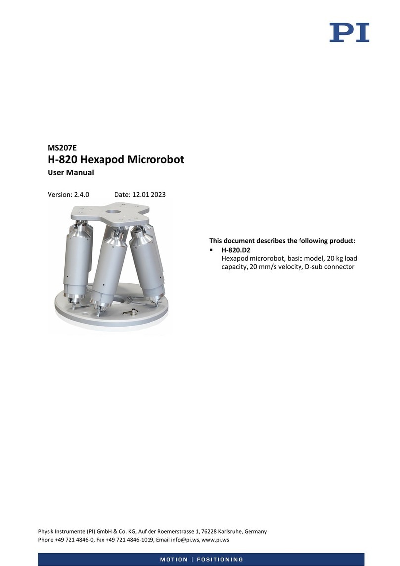 PI H-820 User manual