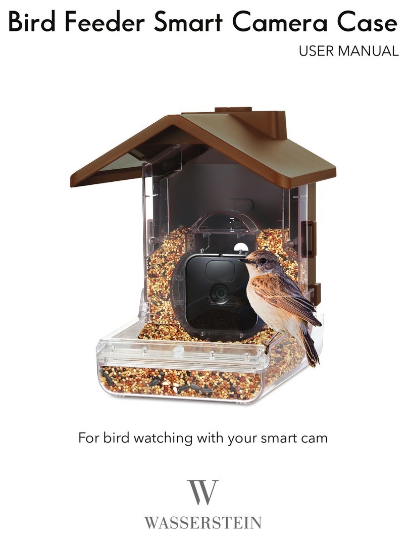 Wasserstein Bird Feeder Smart Camera Case User manual
