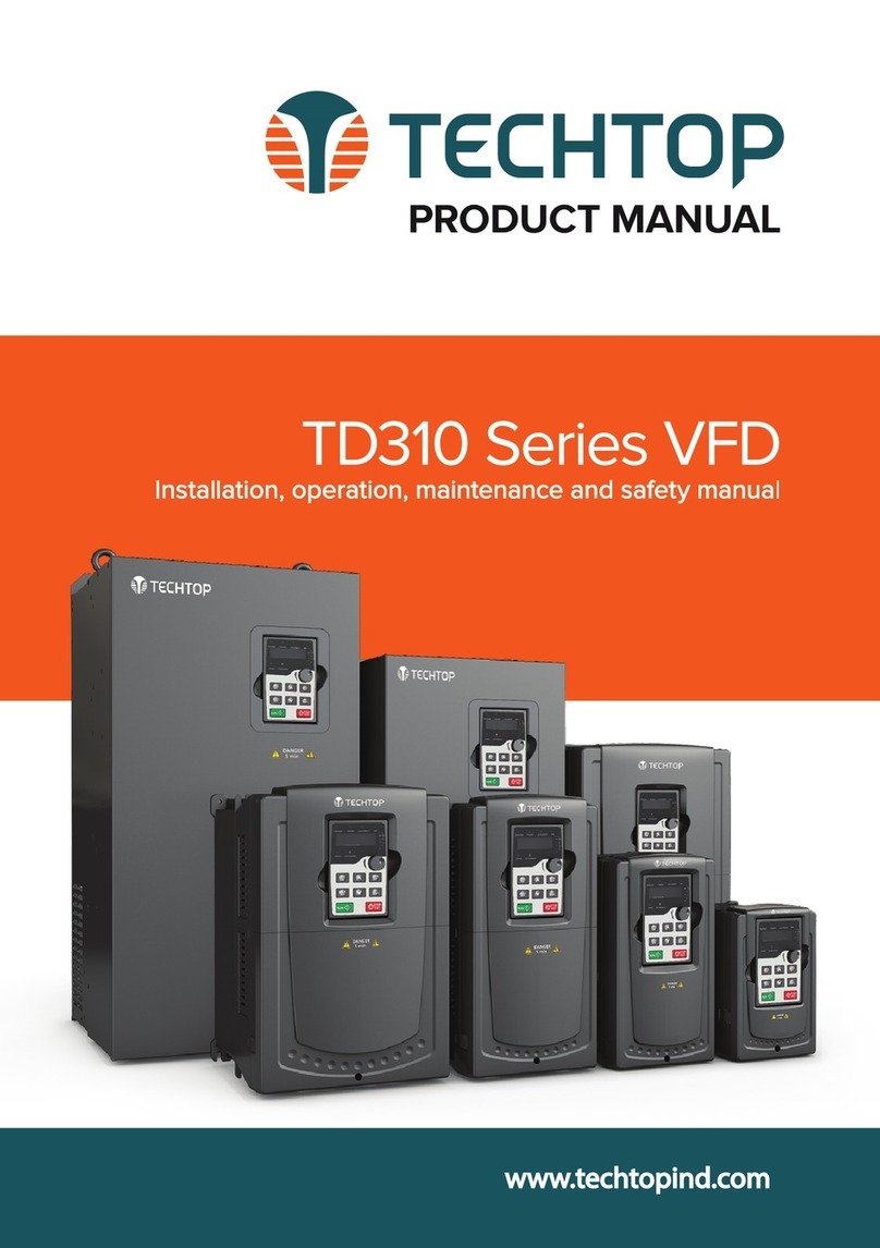 TECHTOP TD310 Series Installation, operation & maintenance manual