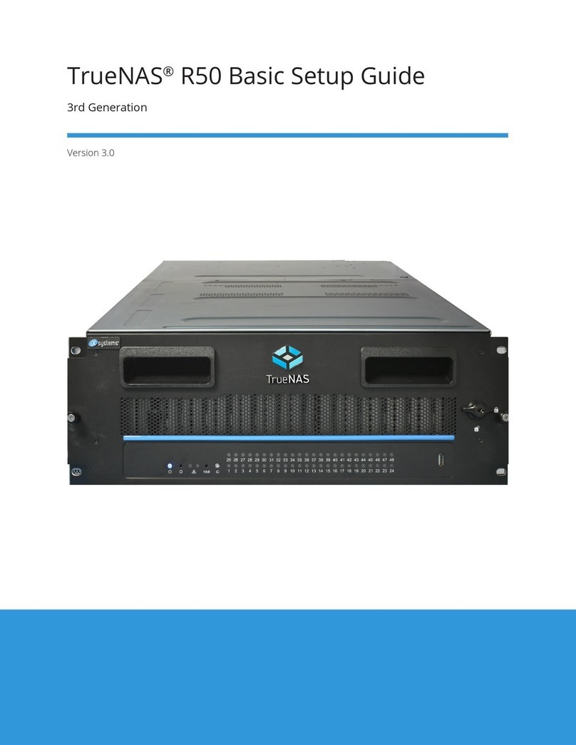 iXsystems TrueNAS R50 Manual
