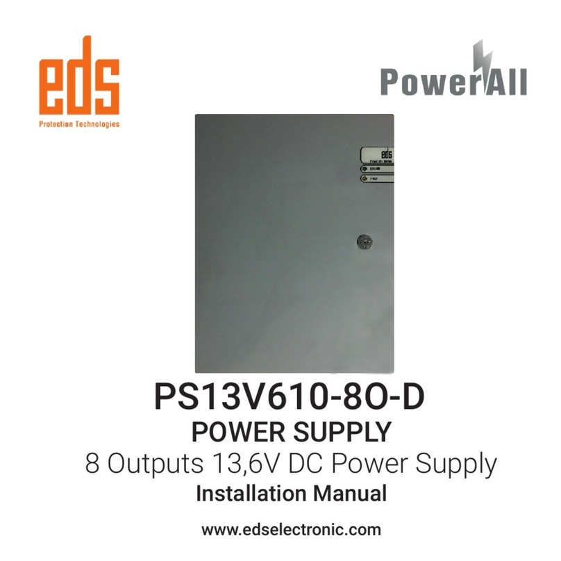 EDS PowerAll PS13V610-8O-D installation manual