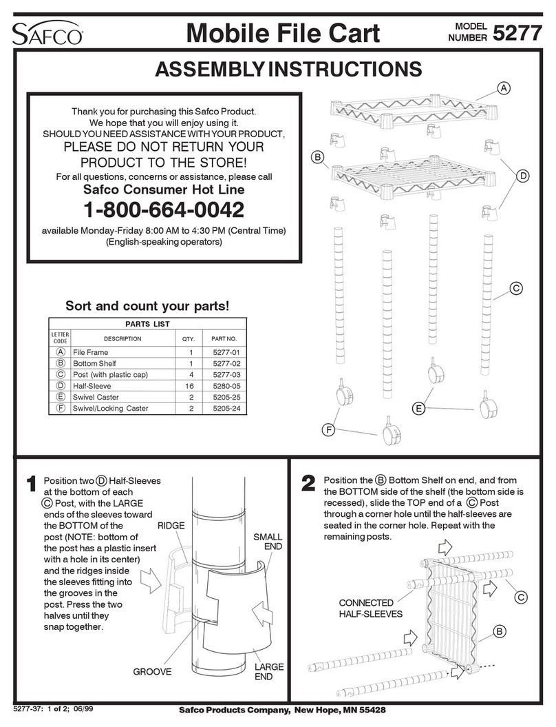 Safco 5277 User manual