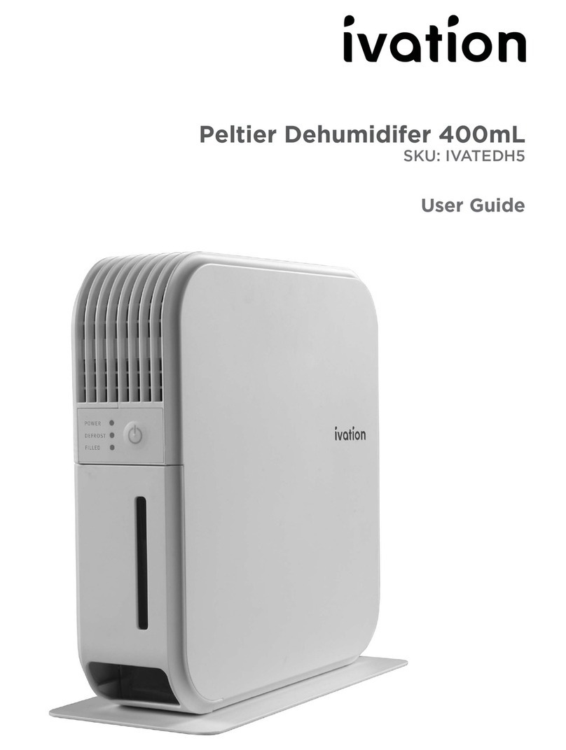 Ivation IVATEDH5 User manual