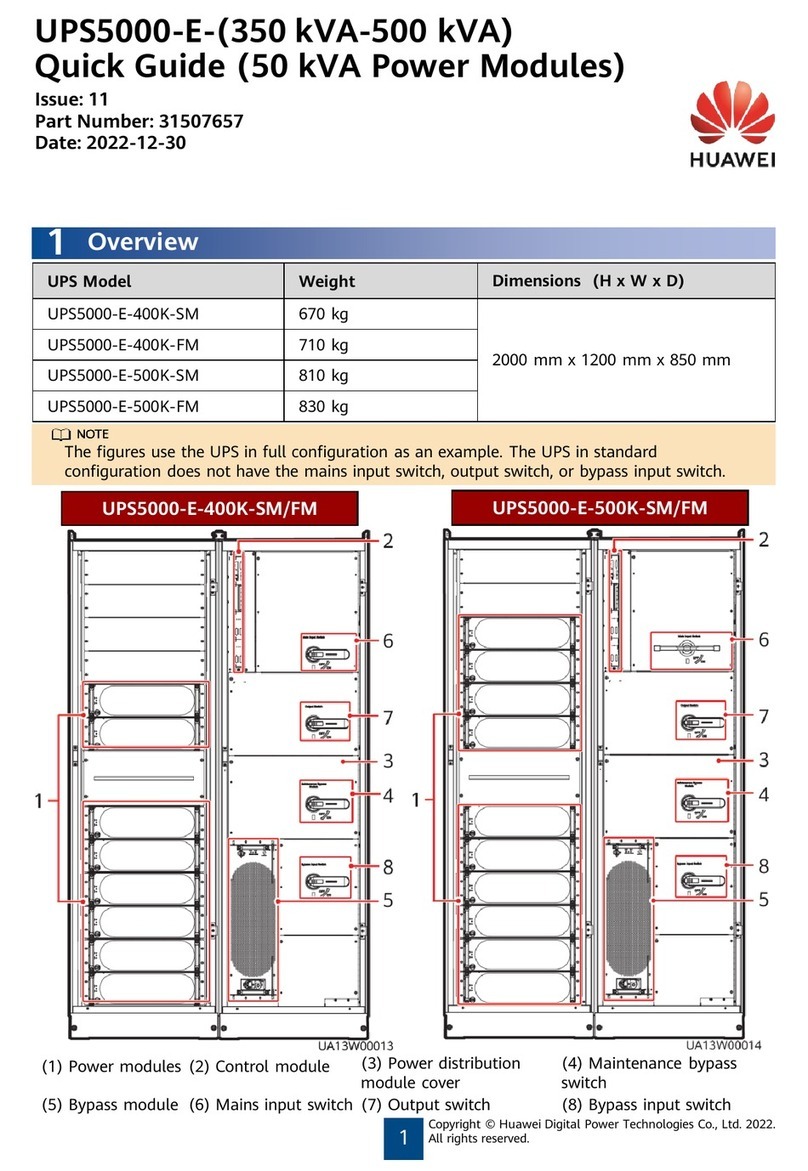 Huawei UPS5000-E-400K-SM User manual