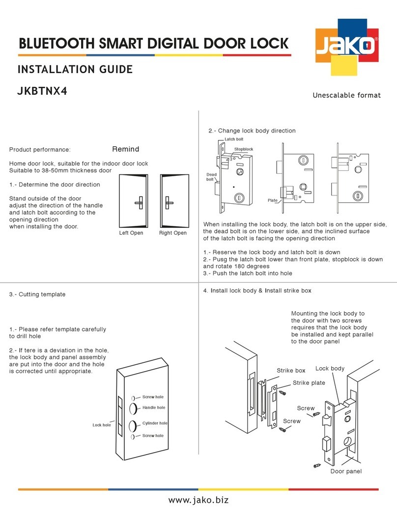 JAKO JKBTNX4 installation guide
