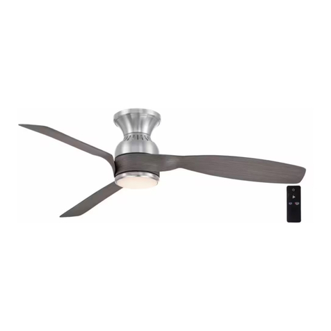 HAMPTON BAY HALWIN AK396H-BN Use and care guide