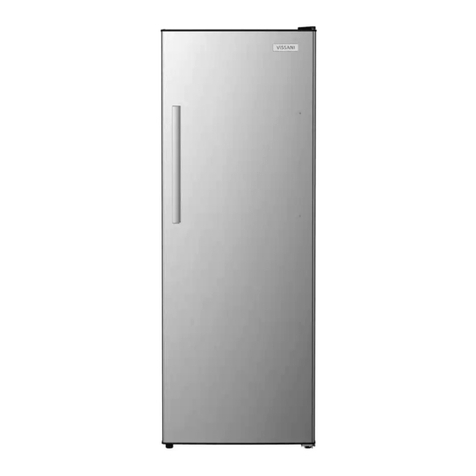 Vissani HVUF11SL Use and care guide