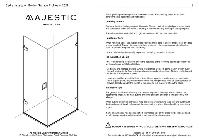 Majestic Cadiz installation guide