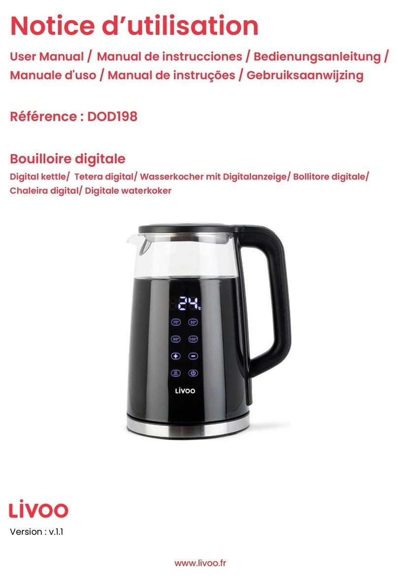Livoo DOD198 user manual