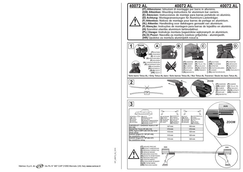 Camcar 40072 Mounting instructions