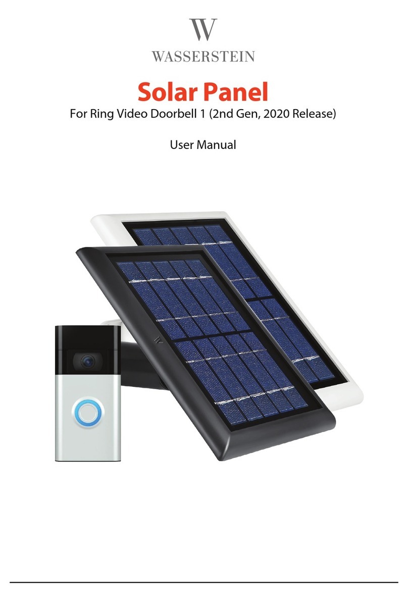 Wasserstein Solar Panel For Ring Video Doorbell 1 User manual Wasserstein Solar Panel For Ring Video Doorbell 1 User manual