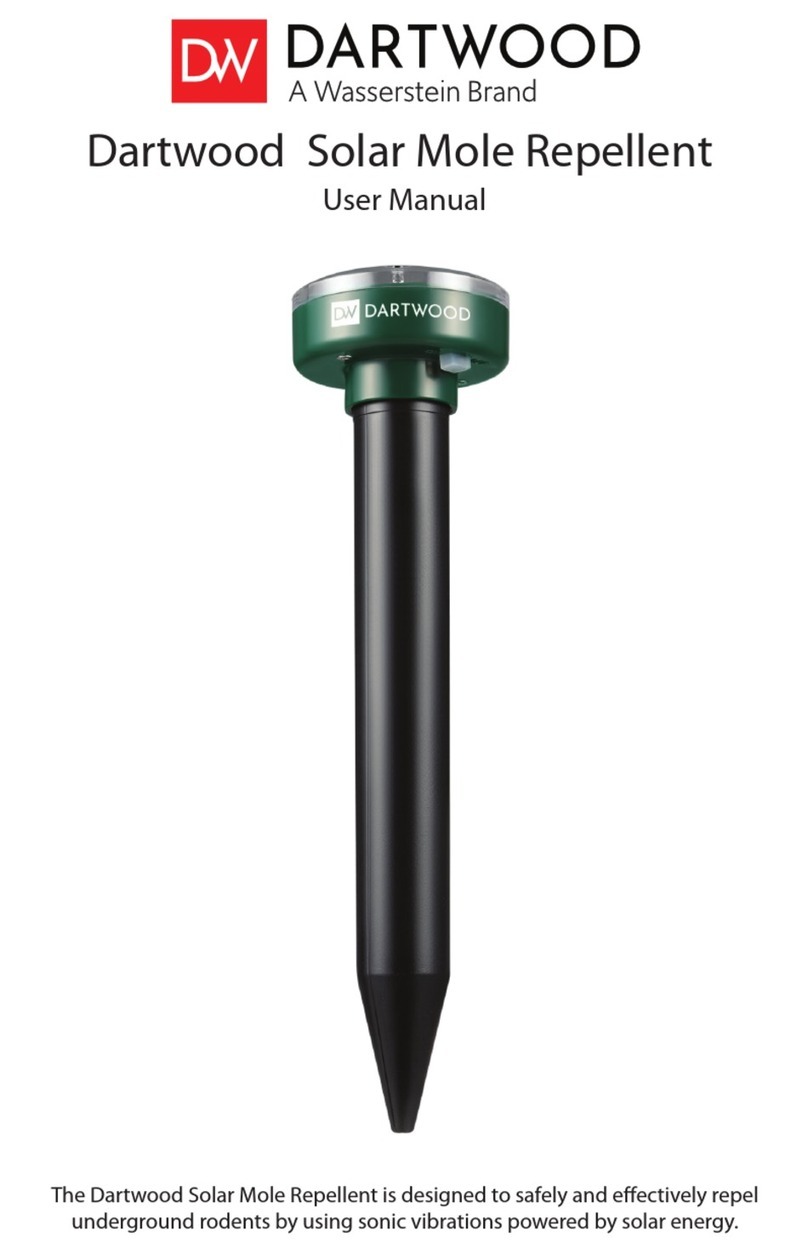 Wasserstein Dartwood Solar Mole Repellent user manual