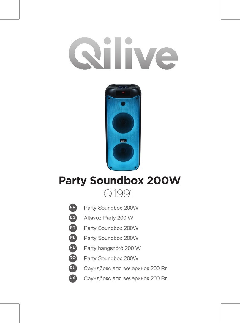 Qilive Party Soundbox 200W User manual