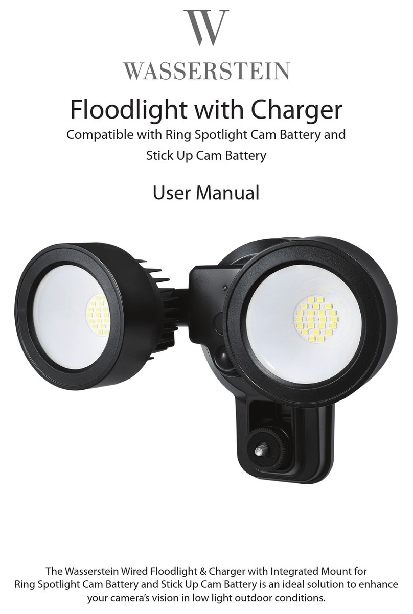 Wasserstein Floodlight with Charger User manual Wasserstein Floodlight with Charger User manual