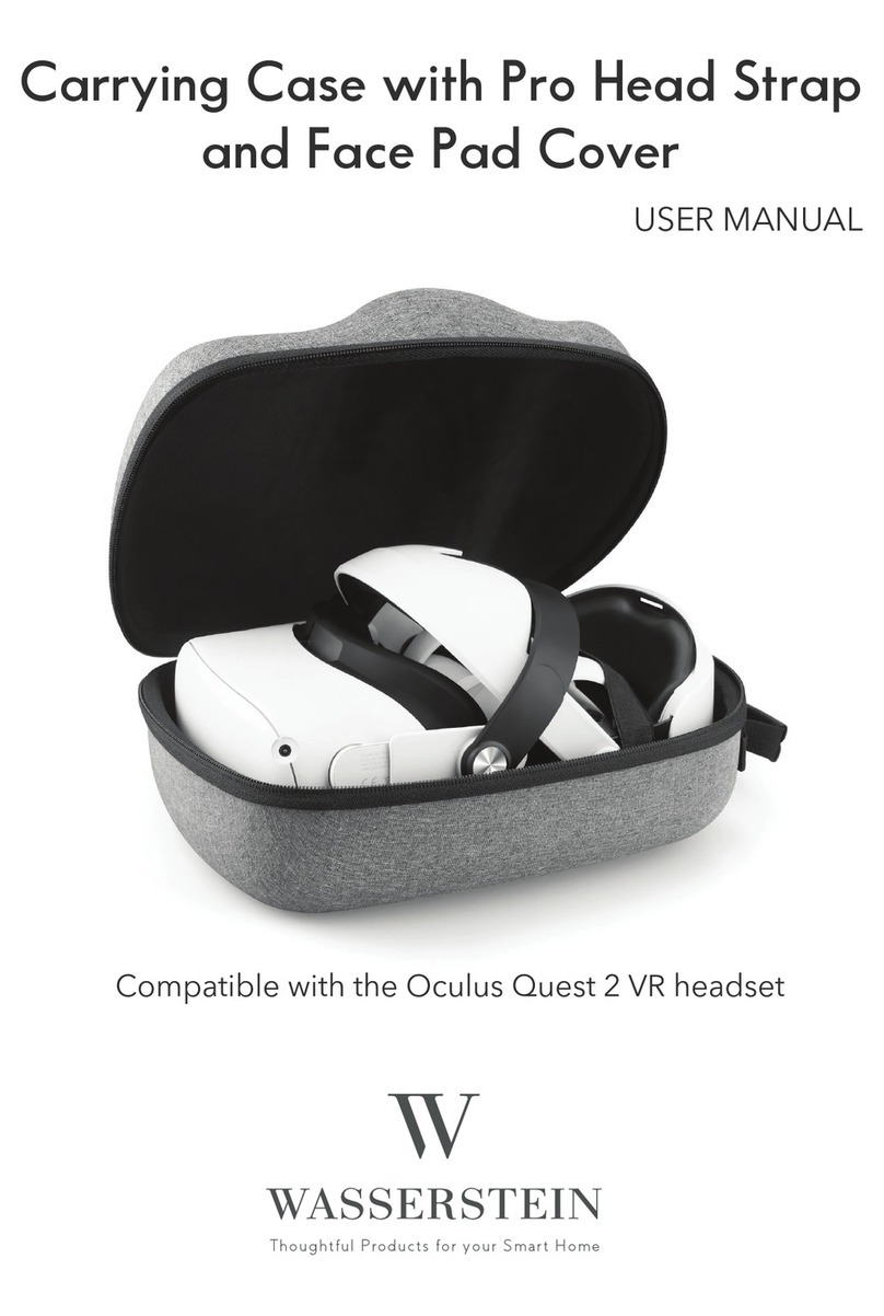 Wasserstein Carrying Case with Pro Head Strap and Face Pad... user manual Wasserstein Carrying Case with Pro Head Strap and Face Pad... user manual