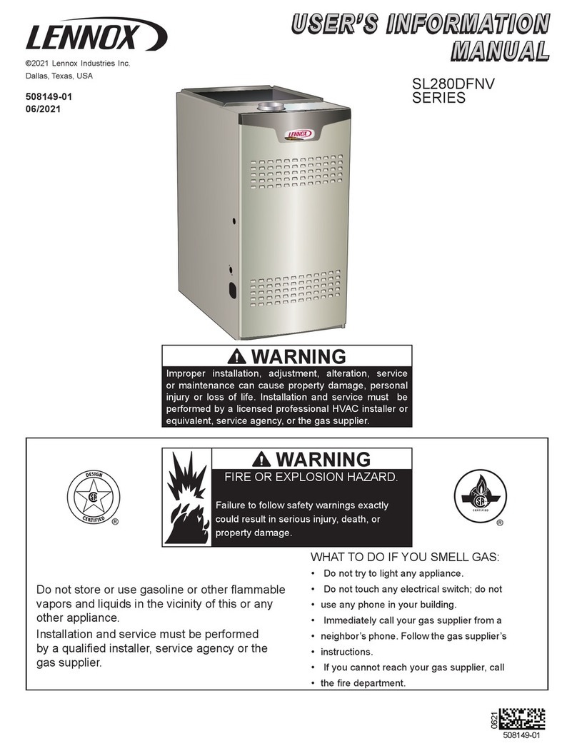 Lennox SL280DFNV Series Guide