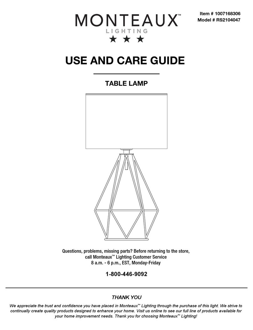 MONTEAUX RS2104047 Use and care guide