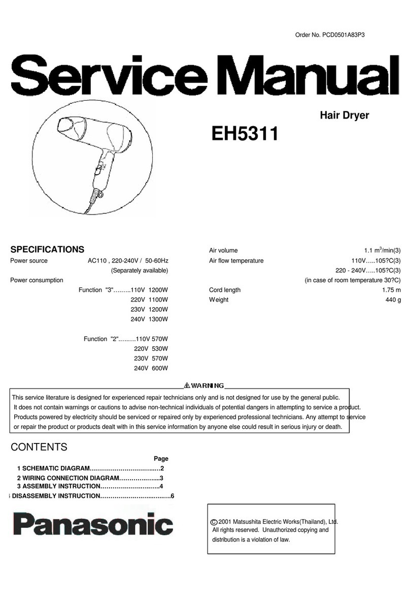 Panasonic EH5311 Service manual