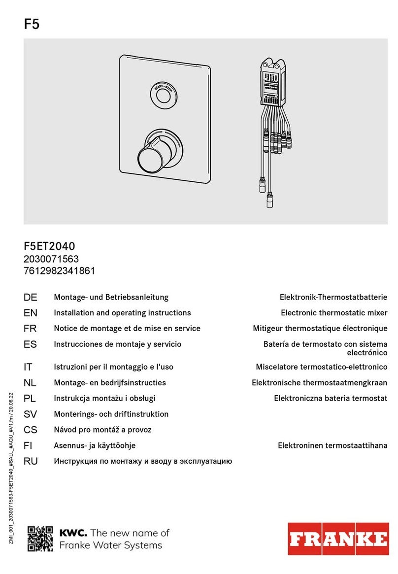 Franke F5ET2040 User manual