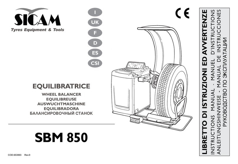 Sicam SBM 850 User manual