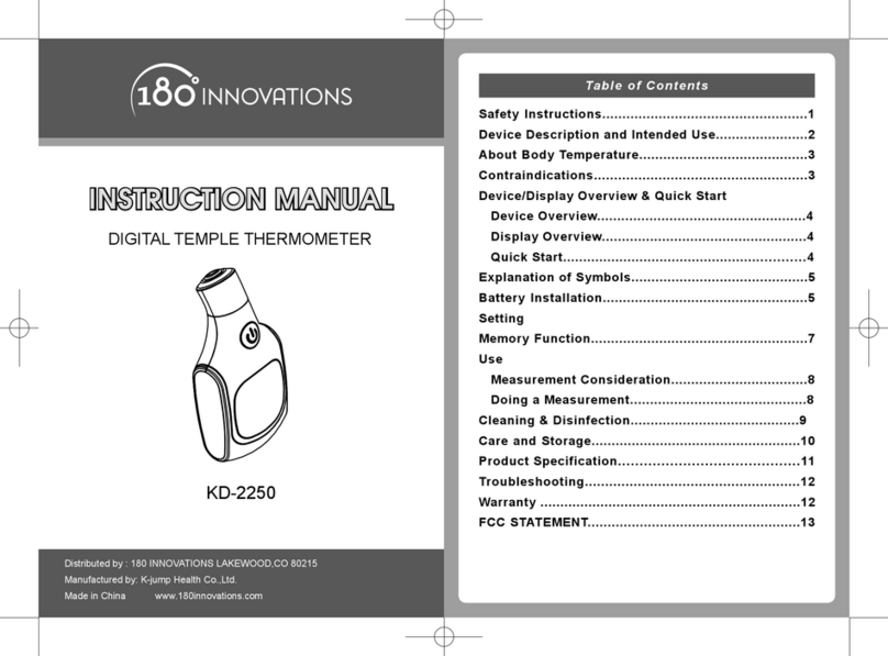 180 INNOVATIONS KD-2250 instruction manual