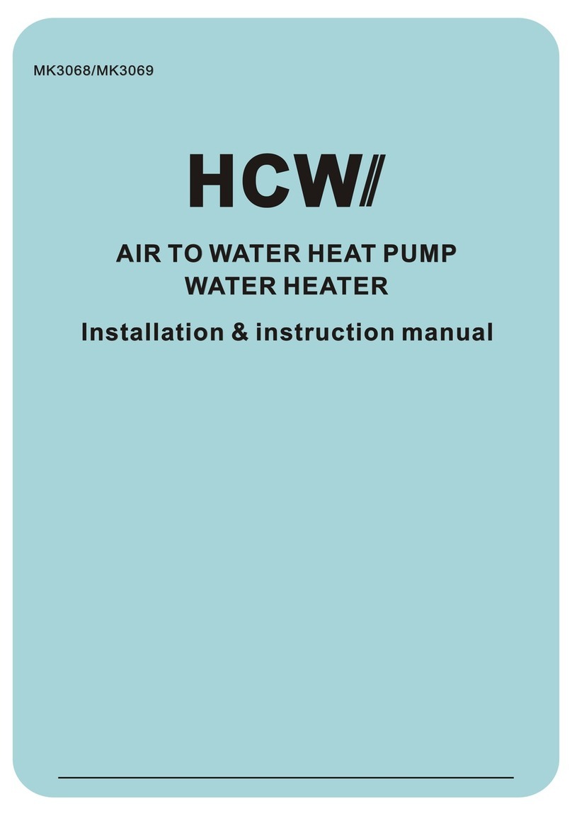 HCW MAHRW020W/P(03) Installation instructions manual
