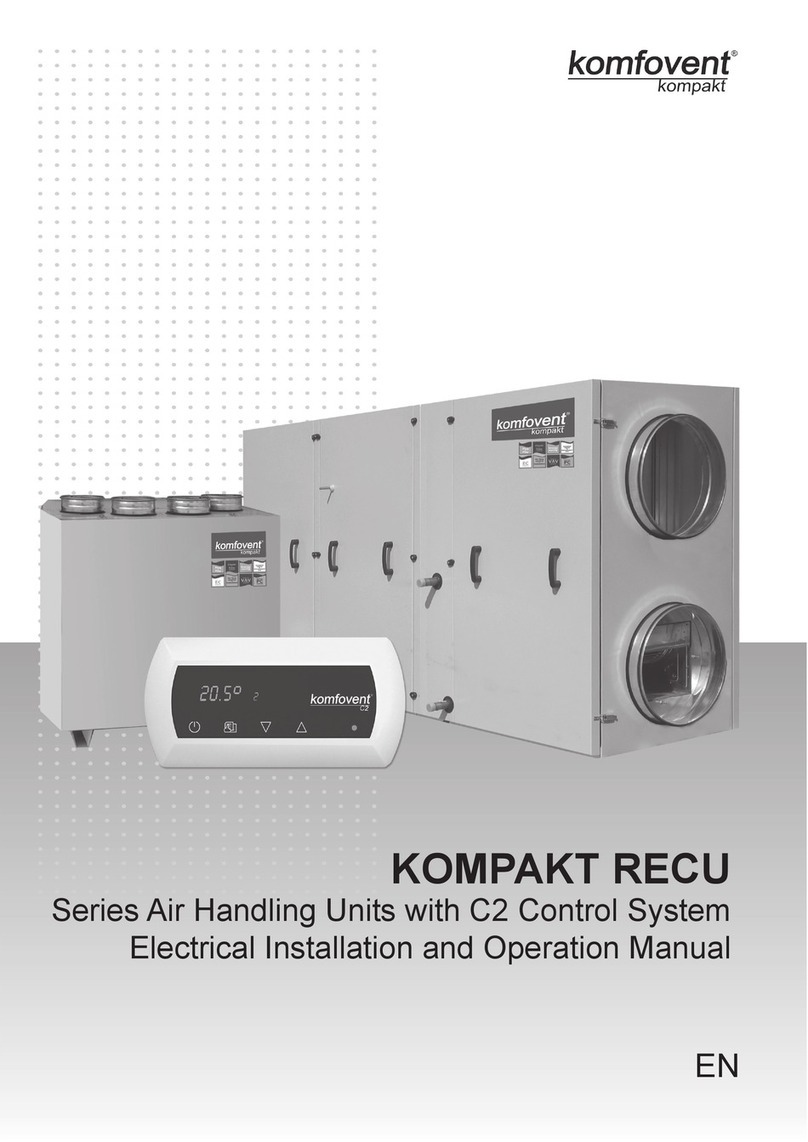 Komfovent KOMPAKT Recu Electrical installation and Operation Manual