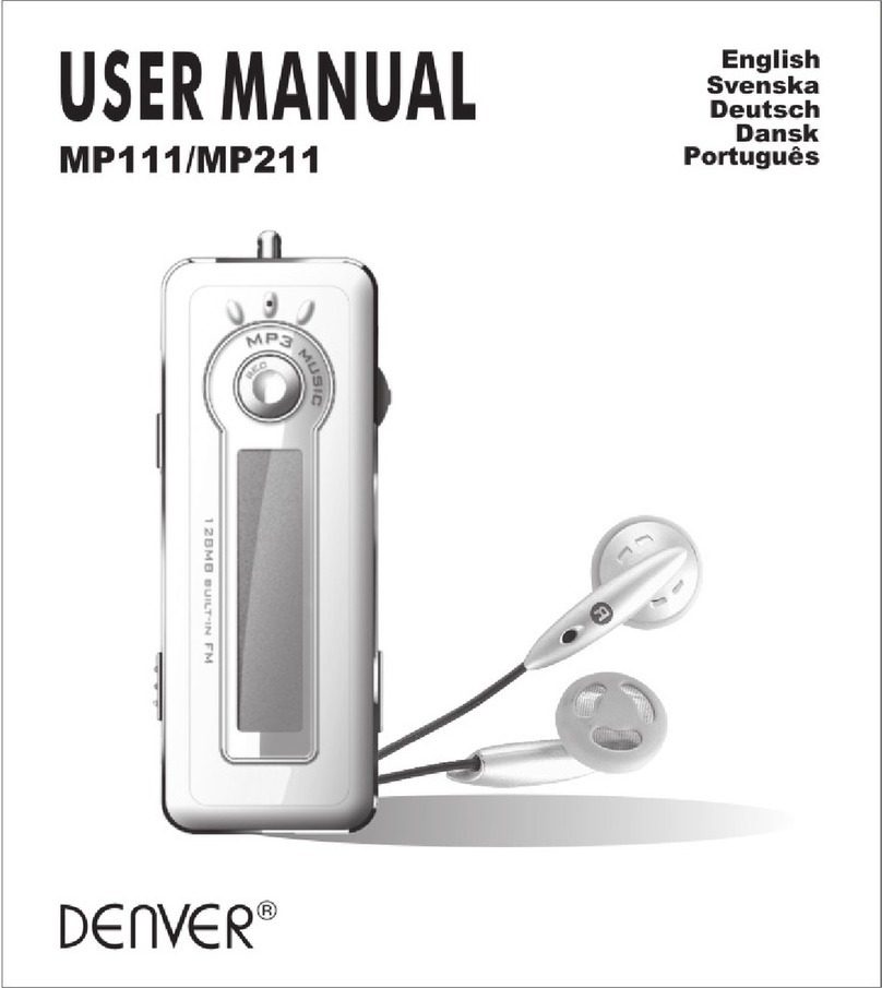 Denver MP111 user manual