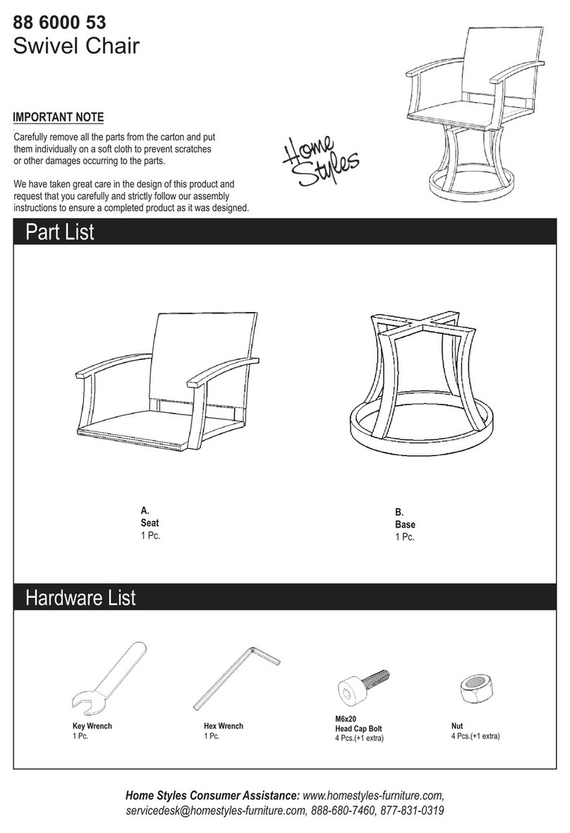 Home Styles 88 6000 53 User manual