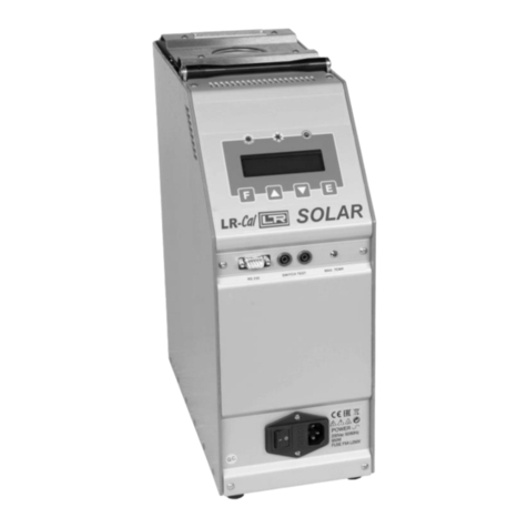 DRUCK & TEMPERATUR Leitenberger LR-Cal SOLAR User manual