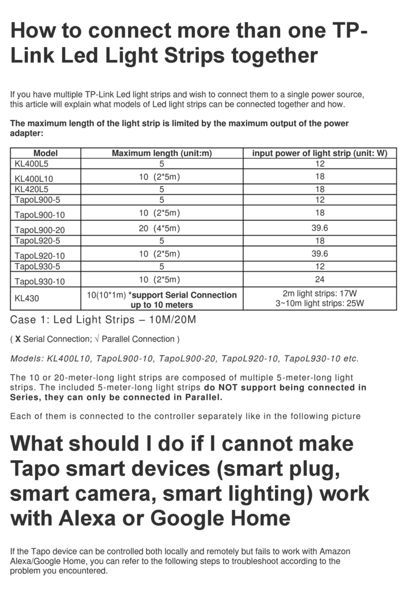 TP-Link kasa smart KL400L5 instructions