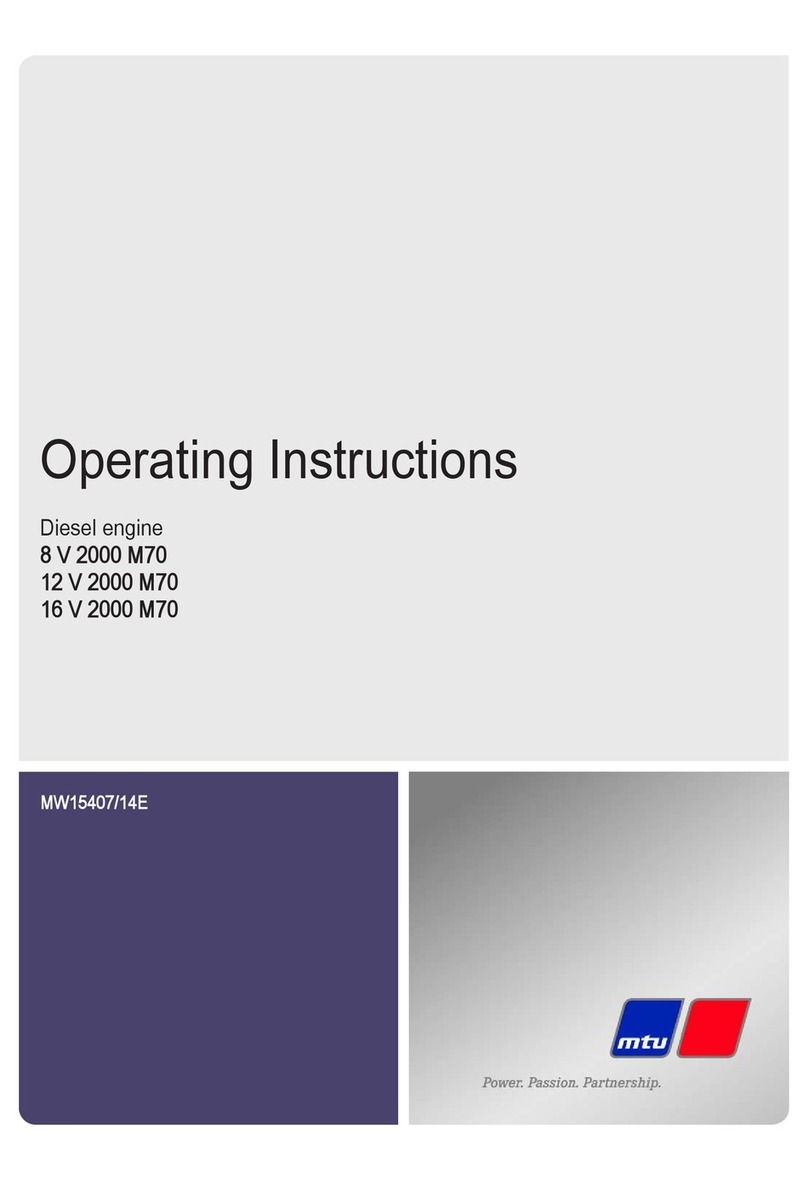 MTU 8 V 2000 M70 User manual