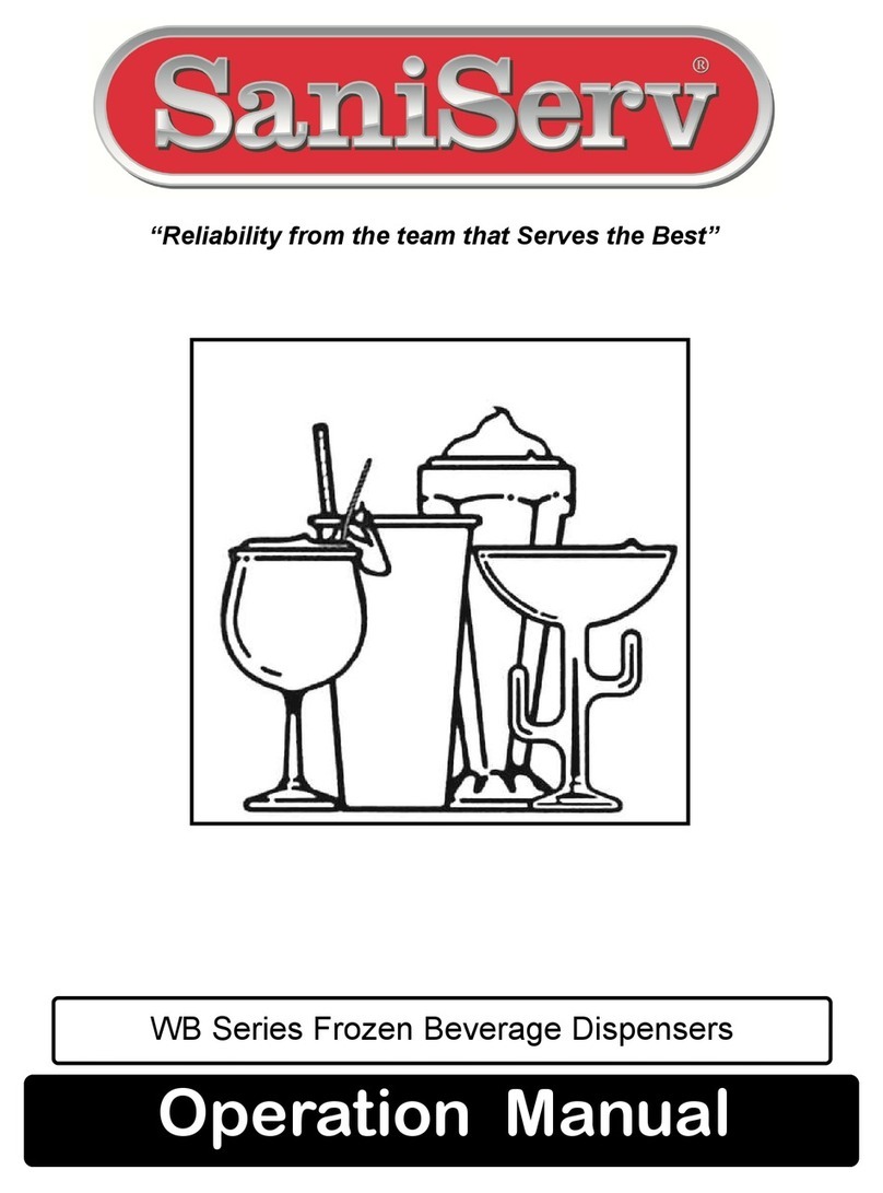 SaniServ WB Series Operation manual SaniServ WB Series Operation manual