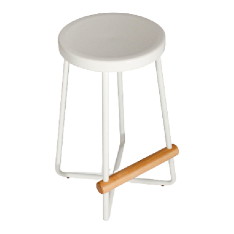 Sauder Dixon Dowel Stool Short Assembly