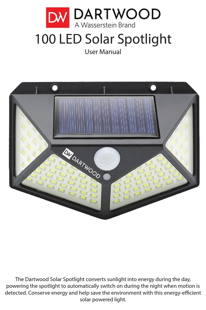 Wasserstein DARTWOOD 100 LED Solar Spotlight user manual