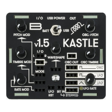 Bastl Instruments KASTLE v1.5 User manual Bastl Instruments KASTLE v1.5 User manual