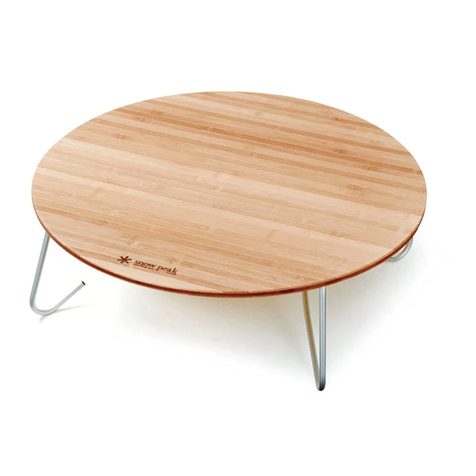 Snow Peak Single Action Round Table M User manual