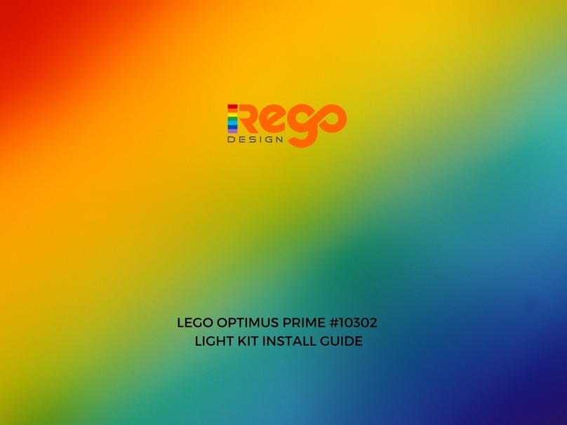 Rego LEGO OPTIMUS PRIME 10302 LIGHT KIT install guide