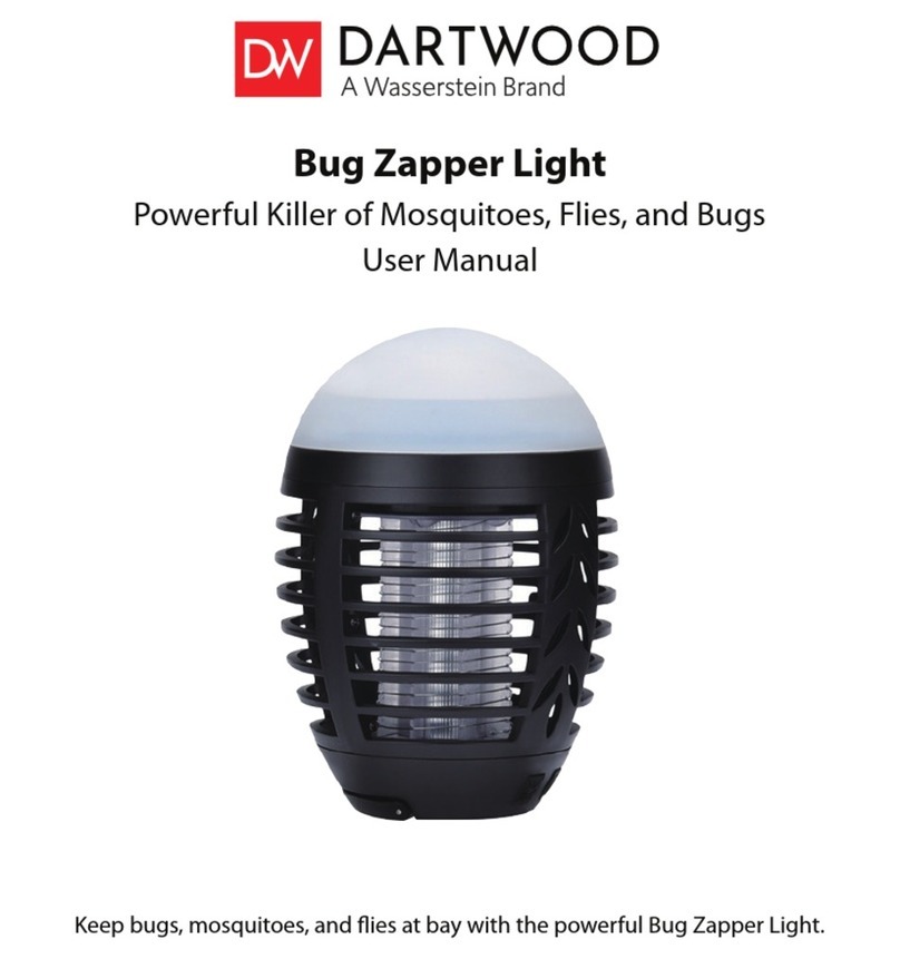 Wasserstein DARTWOOD Bug Zapper Light user manual Wasserstein DARTWOOD Bug Zapper Light user manual