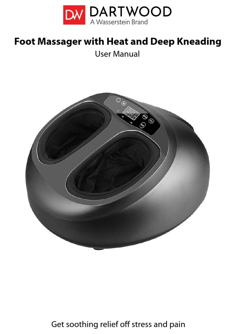 Wasserstein DARTWOOD Foot Massager with Heat and Deep... user manual
