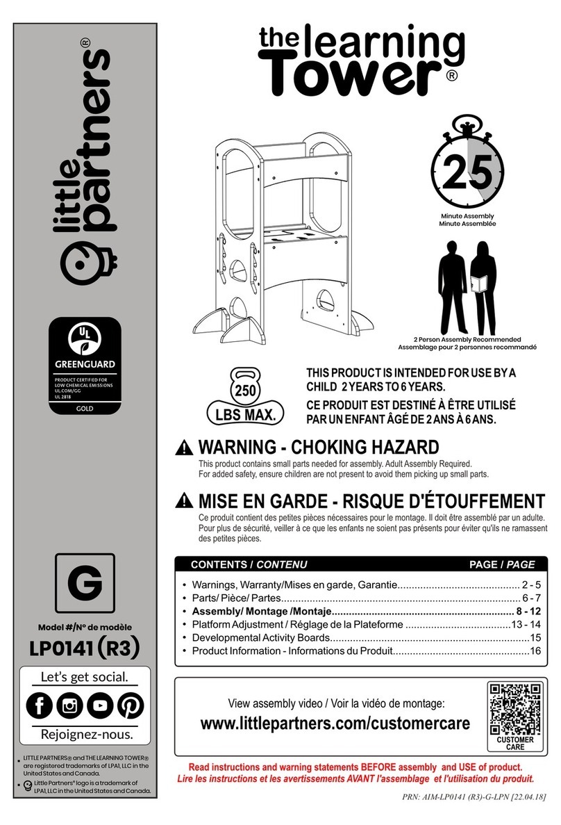 Little Partners the learning Tower LP0141 R3 User manual Little Partners the learning Tower LP0141 R3 User manual