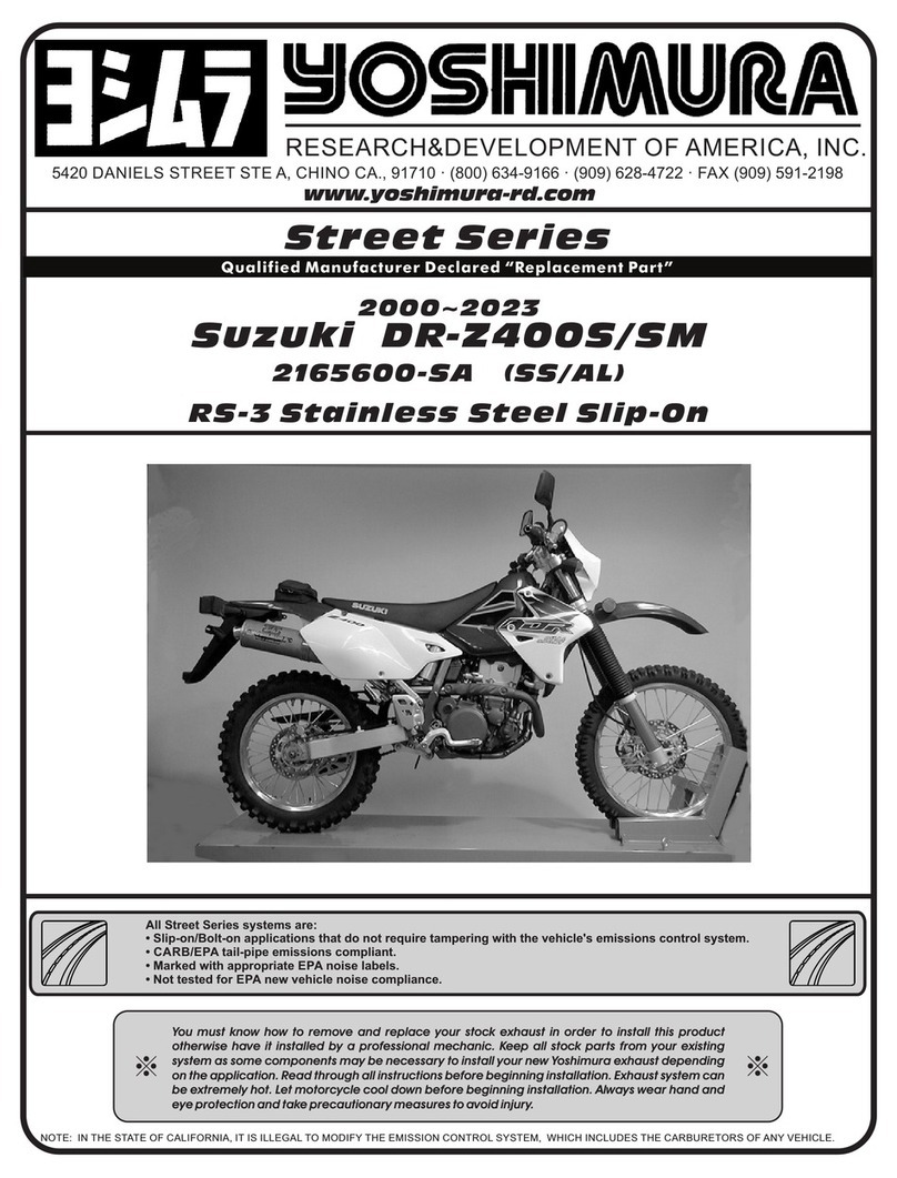 Yoshimura Street Series manual