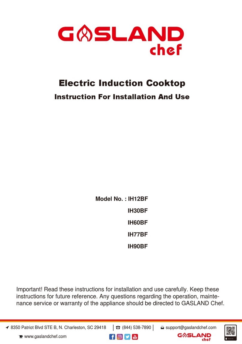 GASLAND chef IH12BF User manual