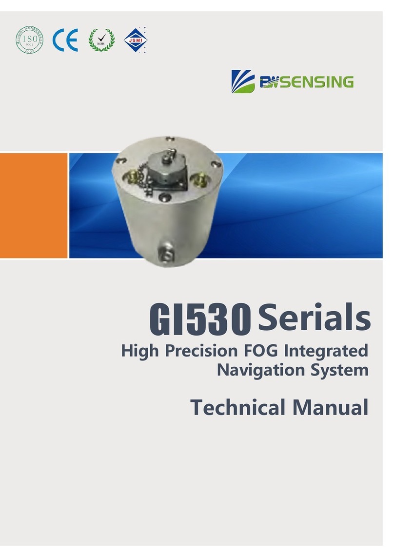 BW SENSING GI530 Series Technical manual